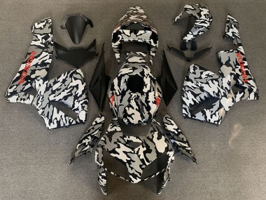 2005-2006 Camo & Red Decals Honda CBR600RR Motorcycle Fairings