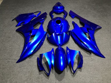 2006-2007 Metallic Blue Plain Yamaha R6 Motorcycle Fairings