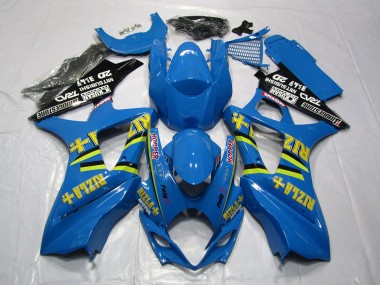 2007-2008 Bright Blue Rizla Suzuki GSXR 1000 Motorcycle Fairings