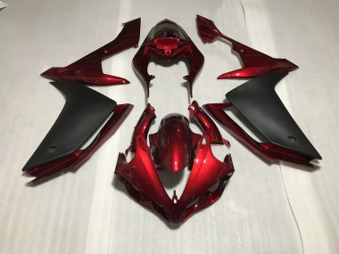 2007-2008 Deep Red Yamaha R1 Motorcycle Fairings