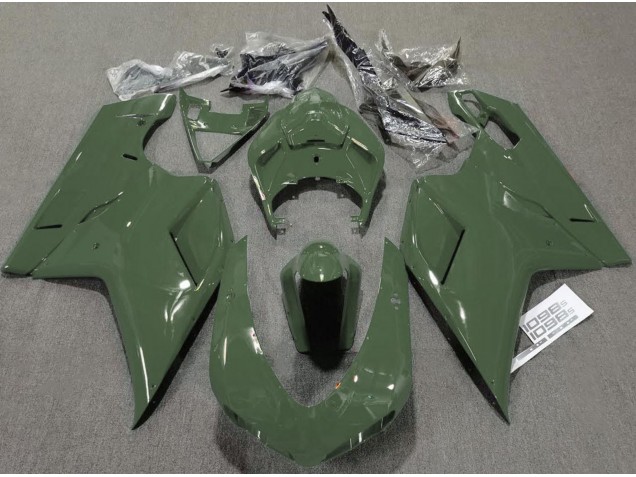 2007-2014 Army Green Gloss Ducati Ducati 848 1098 1198 Motorcycle Fairings