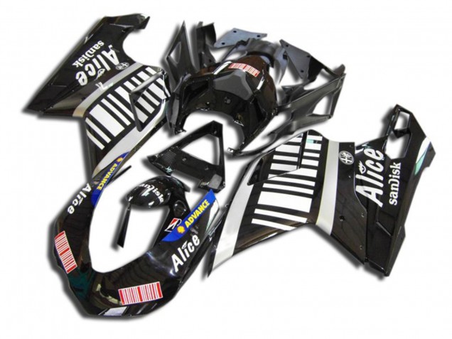2007-2014 Black Alice Ducati Ducati 848 1098 1198 Motorcycle Fairings 2007-2014 Black Alice Ducati Ducati 848 1098 1198 Motorcycle Fairings