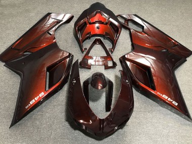 2007-2014 Deep Orange Ducati Ducati 848 1098 1198 Motorcycle Fairings
