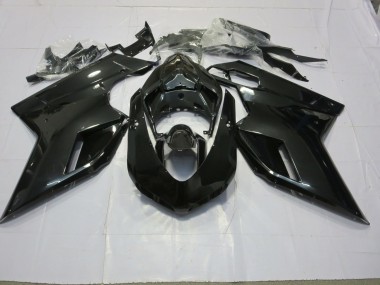 2007-2014 Gloss Black Ducati Ducati 848 1098 1198 Motorcycle Fairings