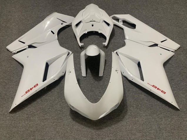 2007-2014 Gloss White Ducati Ducati 848 1098 1198 Motorcycle Fairings 2007-2014 Gloss White Ducati Ducati 848 1098 1198 Motorcycle Fairings