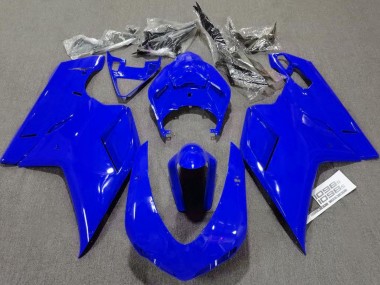 2007-2014 Plain Gloss Blue Ducati Ducati 848 1098 1198 Motorcycle Fairings