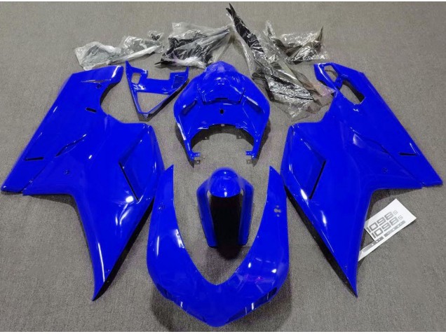 2007-2014 Plain Gloss Blue Ducati Ducati 848 1098 1198 Motorcycle Fairings 2007-2014 Plain Gloss Blue Ducati Ducati 848 1098 1198 Motorcycle Fairings