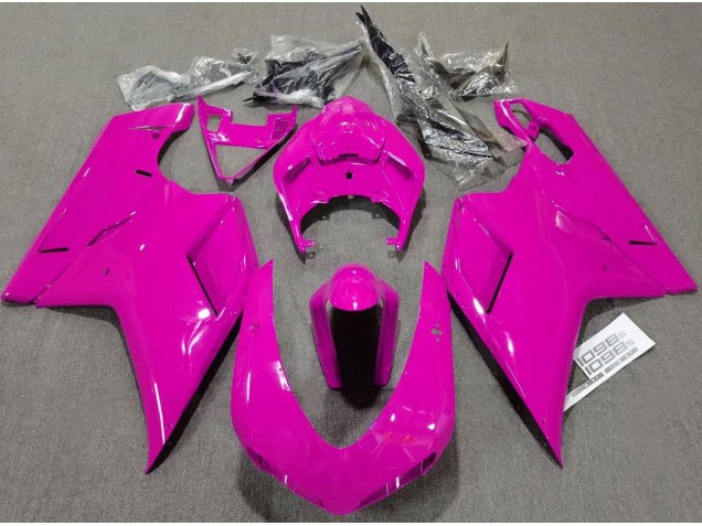 2007-2014 Plain Gloss Pink Ducati Ducati 848 1098 1198 Motorcycle Fairings