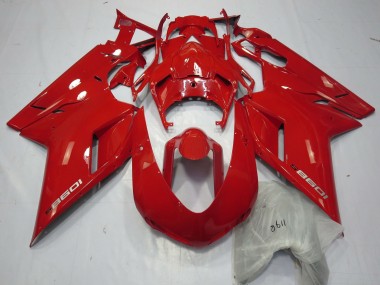 2007-2014 Red 1098 Ducati Ducati 848 1098 1198 Motorcycle Fairings