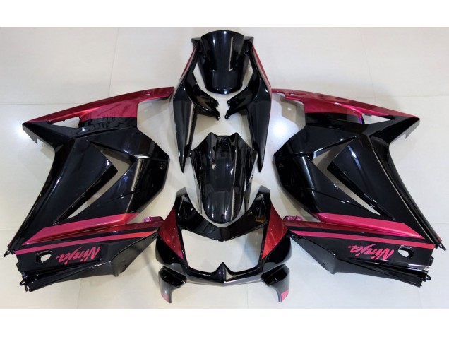 2008-2012 Gloss Black & Red Kawasaki Ninja 250 Motorcycle Fairings 2008-2012 Gloss Black & Red Kawasaki Ninja 250 Motorcycle Fairings
