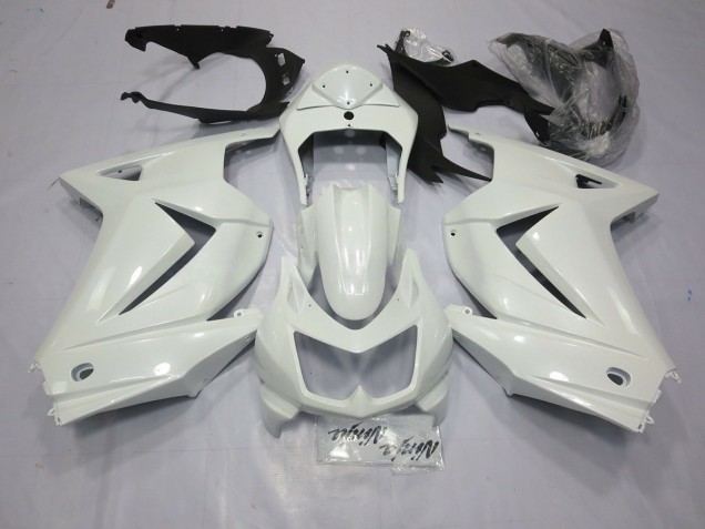 2008-2012 Gloss White Kawasaki Ninja 250 Motorcycle Fairings