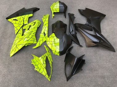 2009-2014 Alien Blue and White BMW S1000RR Motorcycle Fairings