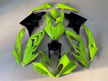 2009-2014 Alien Blue and White BMW S1000RR Motorcycle Fairings