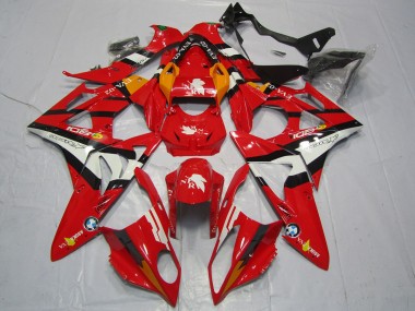 2009-2014 Alien Blue and White BMW S1000RR Motorcycle Fairings
