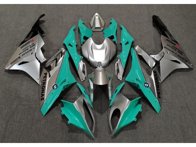 2009-2014 Alien Blue and White BMW S1000RR Motorcycle Fairings 2009-2014 Alien Blue and White BMW S1000RR Motorcycle Fairings