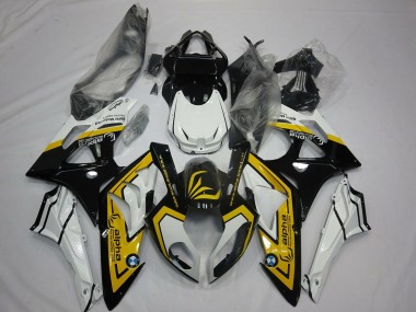2009-2014 Alien Blue and White BMW S1000RR Motorcycle Fairings
