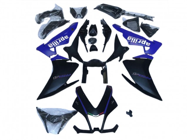 2010-2015 Matte Black & Blue Aprilia RSV4 1000 Motorcycle Fairings 2010-2015 Matte Black & Blue Aprilia RSV4 1000 Motorcycle Fairings