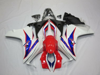 2011-2012 Blue White Red HRC Honda CBR600F Motorcycle Fairings