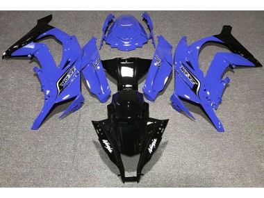 2011-2015 Gloss Blue & Logos Kawasaki ZX10R Motorcycle Fairings