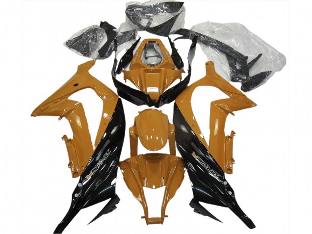 2011-2015 Gloss Orange and Black Kawasaki ZX10R Motorcycle Fairings 2011-2015 Gloss Orange and Black Kawasaki ZX10R Motorcycle Fairings