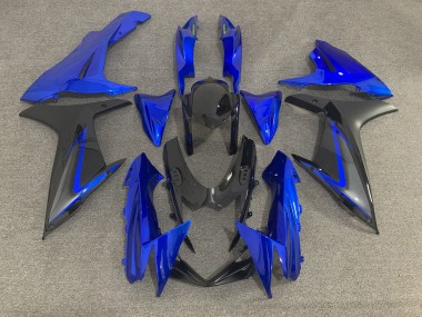2011-2024 Blue Black and Grey Suzuki GSXR 600-750 Motorcycle Fairings