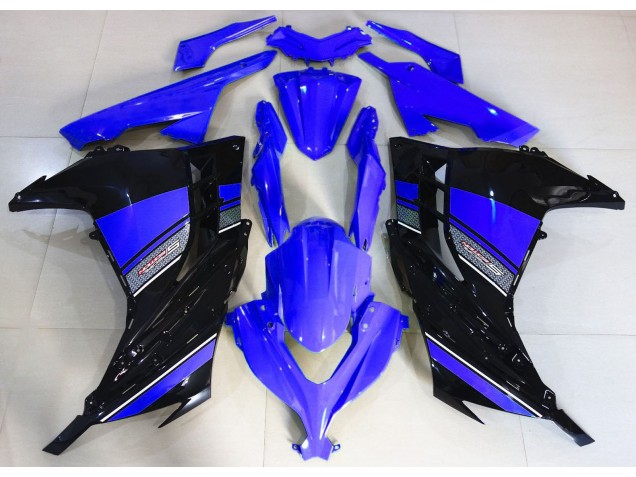 2013-2018 Midnight Blue and Black Kawasaki Ninja 300 Motorcycle Fairings 2013-2018 Midnight Blue and Black Kawasaki Ninja 300 Motorcycle Fairings