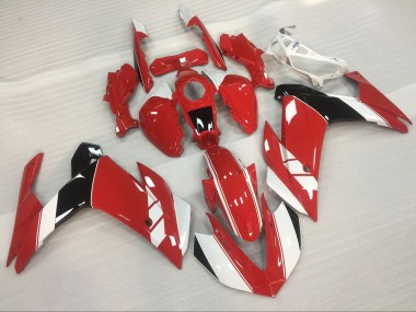 2015-2018 Red and White Gloss Yamaha R3 Motorcycle Fairings
