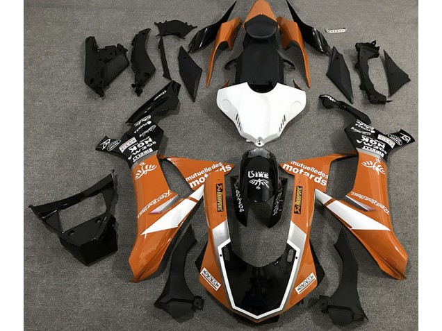 2015-2019 Gloss Orange Logo Style Yamaha R1 Motorcycle Fairings 2015-2019 Gloss Orange Logo Style Yamaha R1 Motorcycle Fairings
