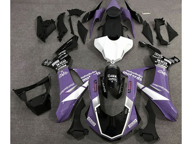 2015-2019 Gloss Purple Logo Style Yamaha R1 Motorcycle Fairings 2015-2019 Gloss Purple Logo Style Yamaha R1 Motorcycle Fairings