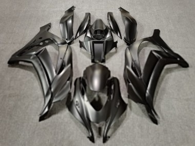 2016-2019 Matte Metal Silver Kawasaki ZX10R Motorcycle Fairings