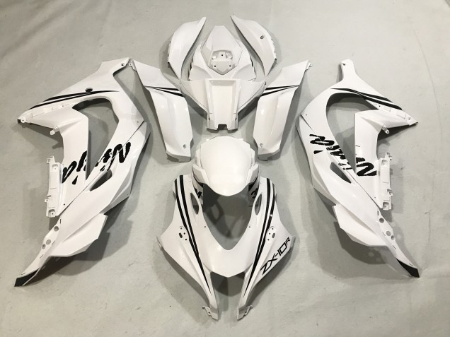 2016-2019 White Ninja Kawasaki ZX10R Motorcycle Fairings
