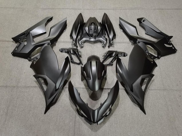 2018-2023 Matte Black Kawasaki Ninja 400 Motorcycle Fairings